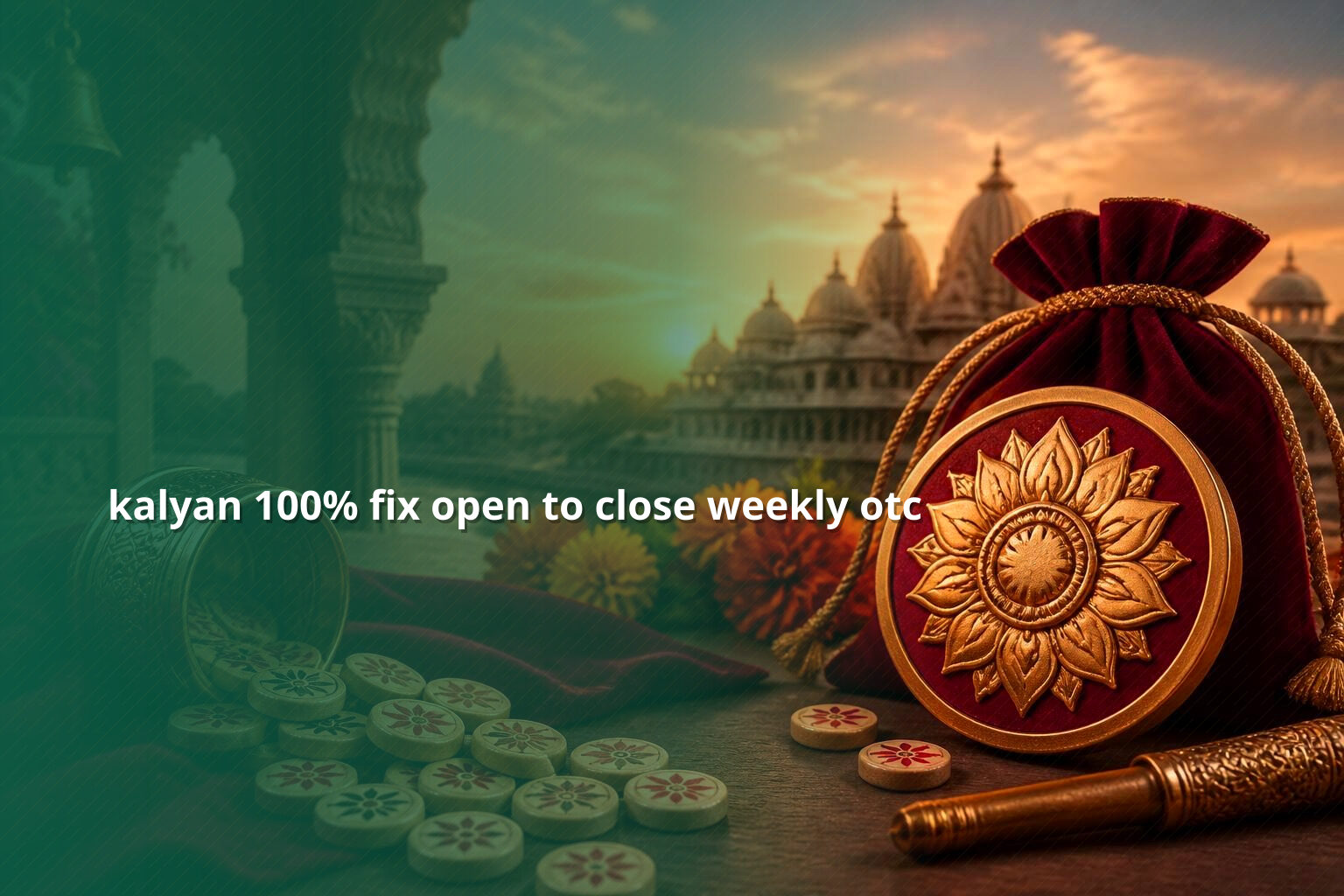 kalyan 100% fix open to close weekly otc - matka_satta
