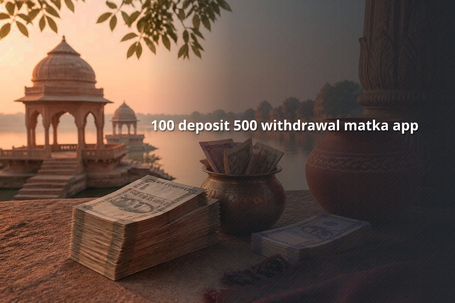 100 deposit 500 withdrawal matka app - matka_satta