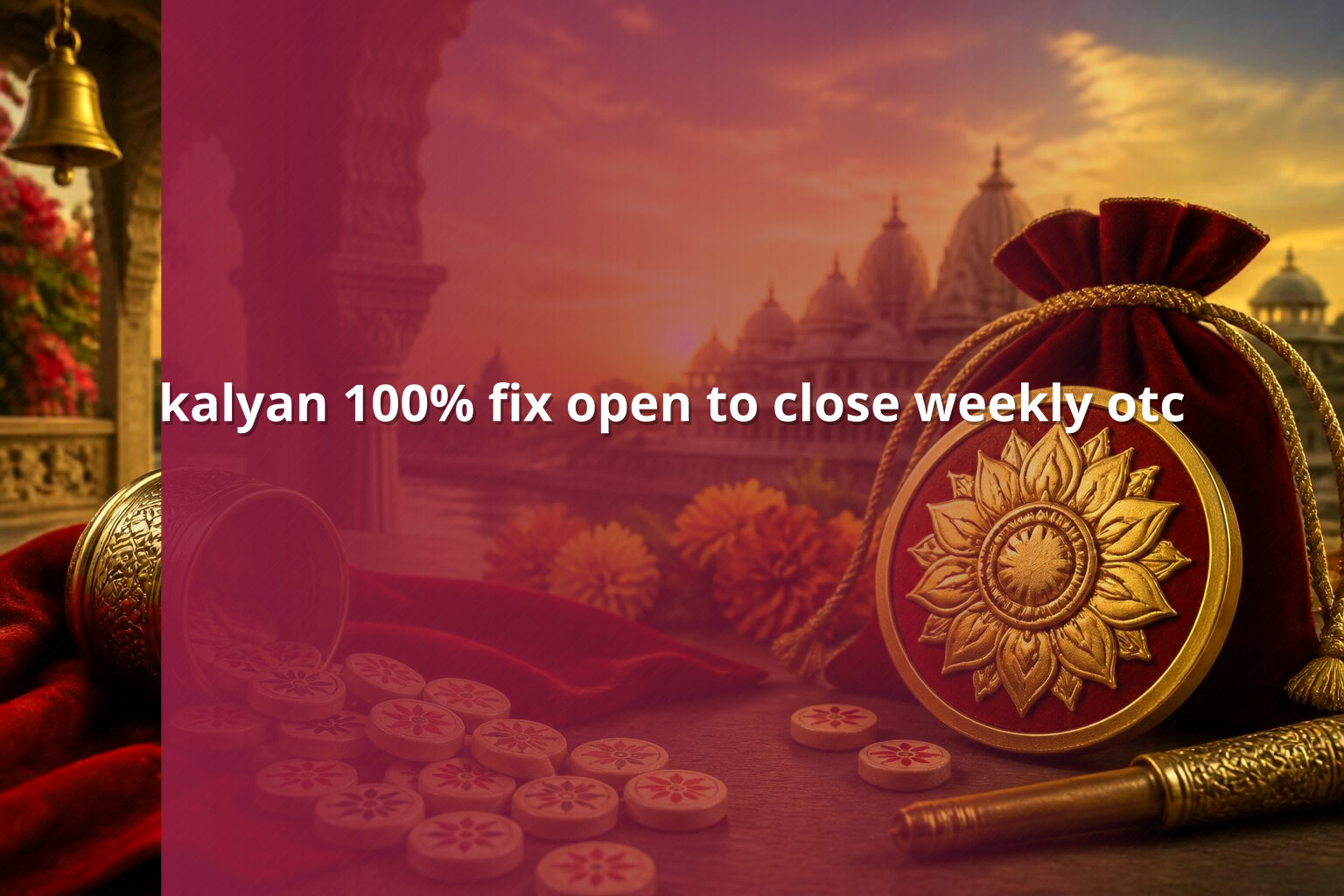 kalyan 100% fix open to close weekly otc - matka_satta