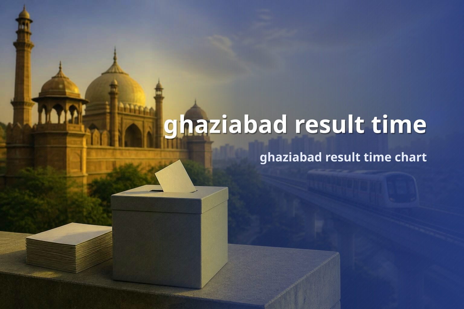 ghaziabad result time - slots